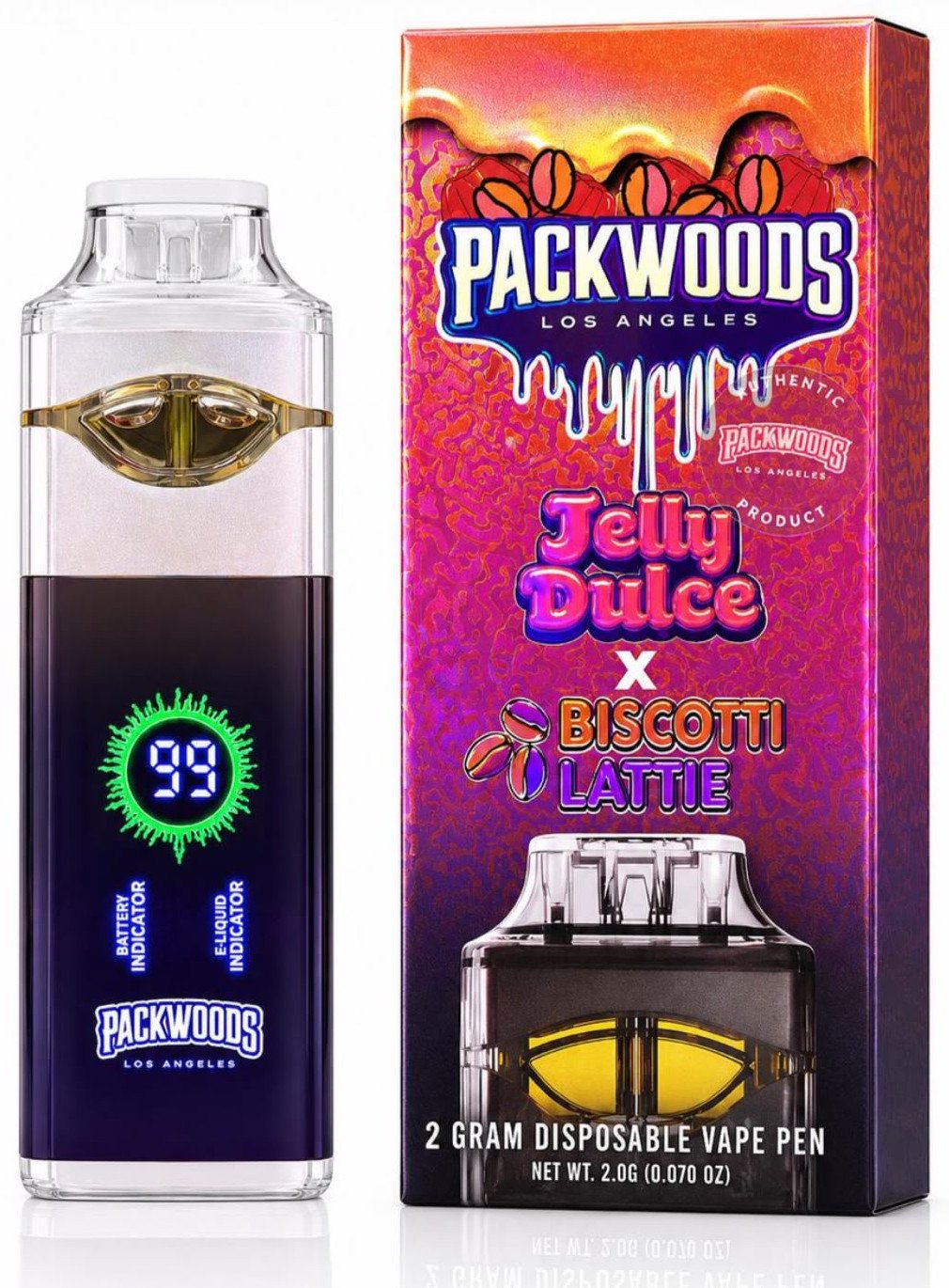 Packwoods – Jelly Dulce x Biscotti Lattie Packwoods